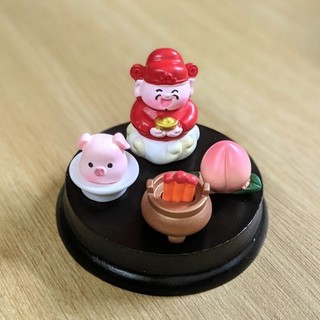 Bàn Thần Tài - Phật mini phụ kiện trang trí mini