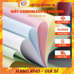 Giấy Carbonless Dùng Để In Hóa Đơn 1 Liên 2 Liên 3 Liên Giấy In Hóa Đơn Tự In Không Cần Giấy Than