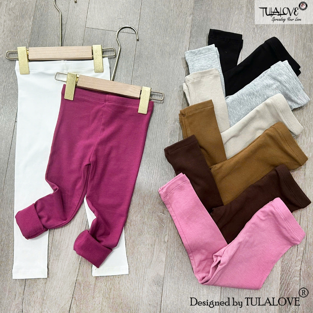 LEGGING DÀI THUN LÔNG CHO BÉ MÙA ĐÔNG, Quần giữ ấm cho bé, Quần Giữ Nhiệt Mùa Đông Cho Bé Tulalove