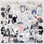 Set 100 Sticker Anime Yandere Chống Nước Dán Laptop Vali Mũ Bảo Hiểm Sổ Tay