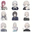 Set 100 Sticker Anime Yandere Chống Nước Dán Laptop Vali Mũ Bảo Hiểm Sổ Tay