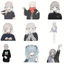 Set 100 Sticker Anime Yandere Chống Nước Dán Laptop Vali Mũ Bảo Hiểm Sổ Tay