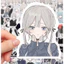 Set 100 Sticker Anime Yandere Chống Nước Dán Laptop Vali Mũ Bảo Hiểm Sổ Tay