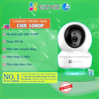 Camera wifi Ezviz C6N H6C PRO chính hãng, đàm thoại, xoay 360 độ, theo dõi chuyển động