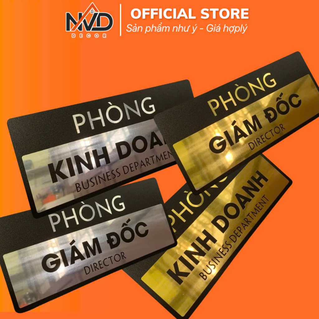 Biển Phòng Ban Alu , Bảng Tên Phòng, THEO YÊU CẦU