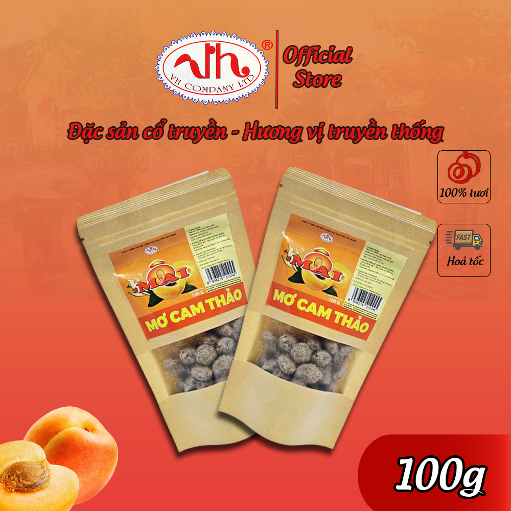 Ô Mai Mơ Cam Thảo Vạn Hương Chuẩn Vị Truyền Thống hộp (200gr, 350gr), túi zip (100gr)