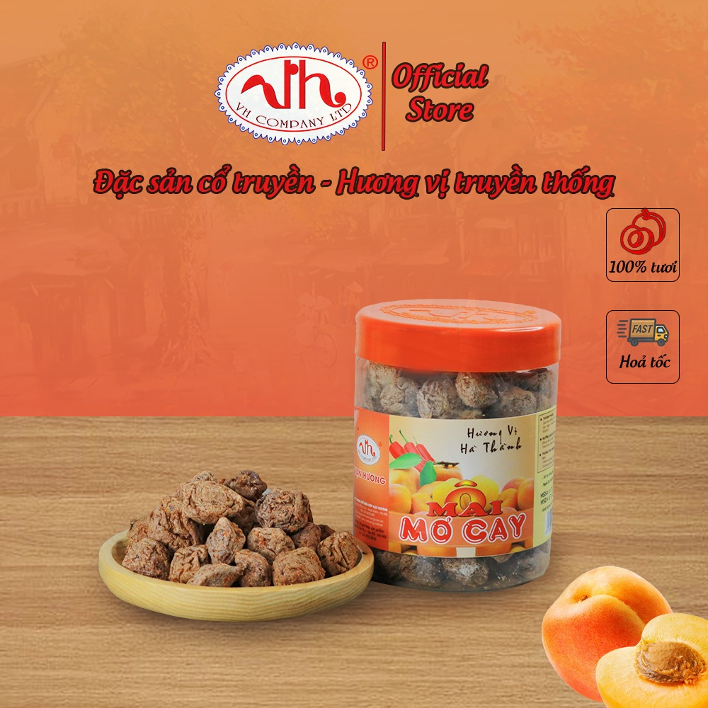 Ô Mai Mơ Cay Vạn Hương Chuẩn Vị Truyền Thống hộp (200gr, 350gr) , túi zip (100gr)