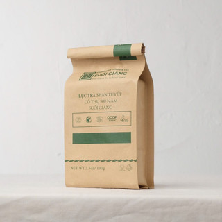 Lục trà túi giấy 100g - Trà Shan Tuyết cổ thụ Suối Giàng 300 năm tuổi-SuGiTea