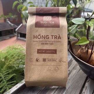 Hồng trà túi giấy 75g - Hồng Trà Shan Tuyết cổ thụ Suối Giàng 300 năm tuổi-SuGiTea