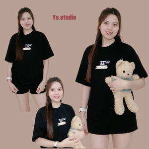 áo thun nữ YUSTUDIO 3158 form rộng phông cotton nữ mẫu TEE PARTY