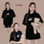 áo thun nữ YUSTUDIO 3158 form rộng phông cotton nữ mẫu TEE PARTY