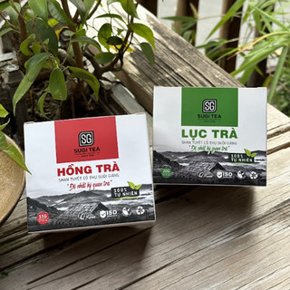Lục trà túi lọc hộp 15 gói- Trà Shan Tuyết cổ thụ Suối Giàng-SugiTea