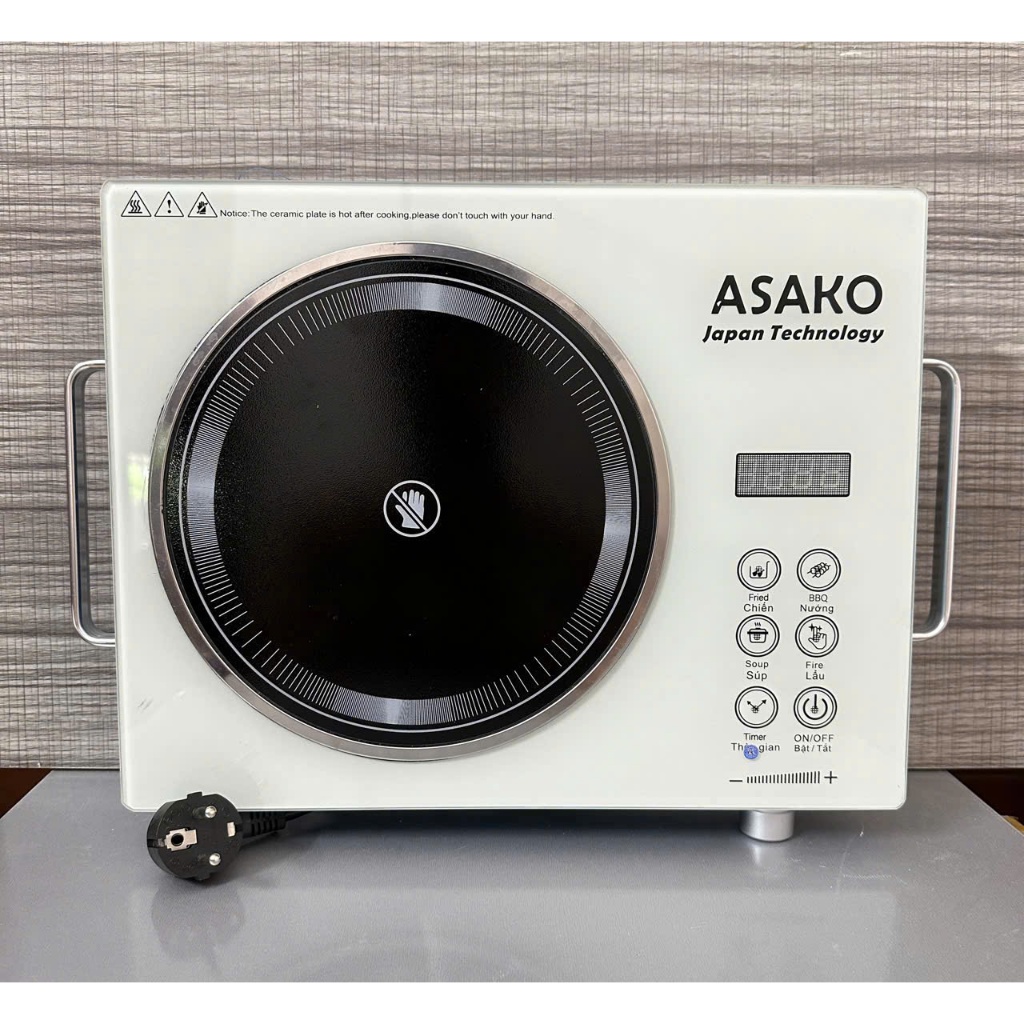 Bếp Hồng Ngoại Đơn ASAKO 3500W, Bếp Hồng Ngoại Không Kén Nồi Công Suất Lớn