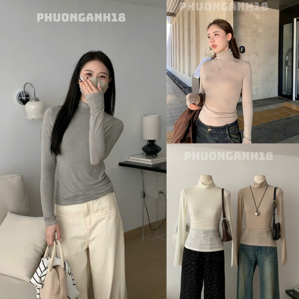 Áo giữ nhiệt mỏng cổ cao hàng quảng châU W.G-WE 9992