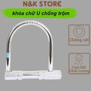 Khóa chữ U chống trộm xe máy, khóa chữ U chống cắt an toàn