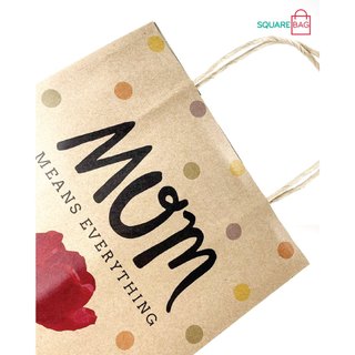 TÚI GIẤY KRAFT MOM NGÀY CỦA MẸ. COMBO 10 CÁI