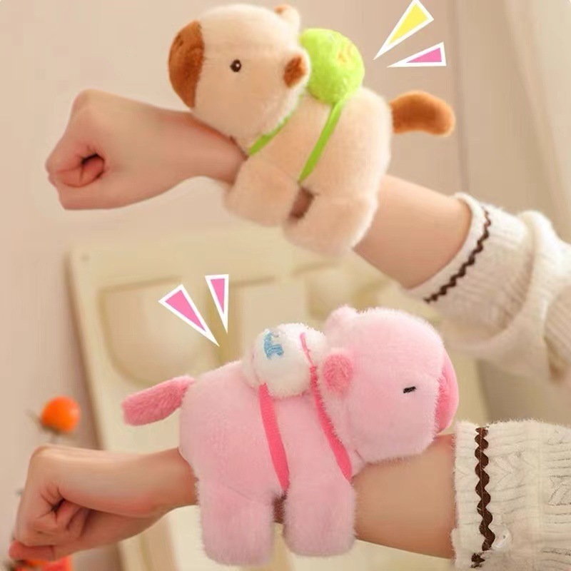 Vòng Tay Capybara Vẫy Đuôi Có Nhạc Và Đèn Nháy, Capybara Đeo Tay Nhiều Chức Năng Giải Trí Vui Nhộn