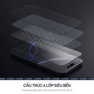 Kính Cường Lực Trong Suốt cho iPhone 17 Pro Max Nillkin CP+PRO Có Khung Tự Dán Cảm Ứng Mượt