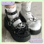 Giày Oxford phong cách lolita gothic - Giày Oxford ulzzang phong cách Nhật Bản đế bằng - Boots cao cổ nữ