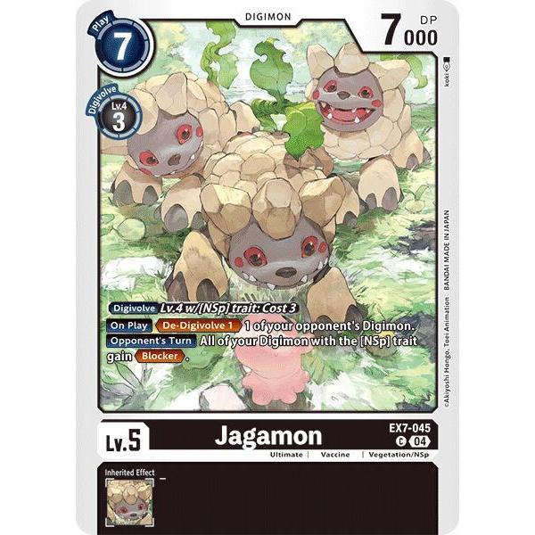Thẻ Bài Digimon Mã EX7-045 - Jagamon - Digimon - Common | Shopee Việt Nam