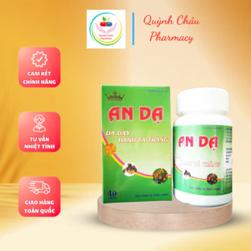 Viên uống An Dạ Kingphar - Bảo vệ niêm mạc dạ dày , giảm viem loét dạ dày tá tràng DATE MỚI 40 Viên
