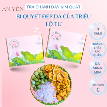 Trà thảo mộc, trà kim quất chanh dây, trà triệu lộ tư thanh nhiệt mát gan, ít calo có vị chua chua ngọt ngọt
