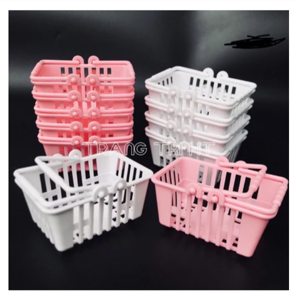 Giỏ đi siêu thị mini đồ chơi nhà búp bê mẫu ngẫu nhiên | Shopee Việt Nam