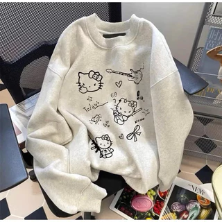 Áo nỉ Sweeter hình MÈO siêu cute, siêu đáng yêu Haiphuc TH6