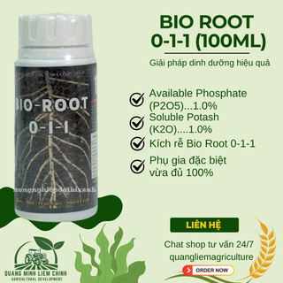 PHÂN BÓN LÁ, THUỐC kích rễ Bio Root 0-1-1 THIÊN DI - nhập khẩu Mỹ (100ML)