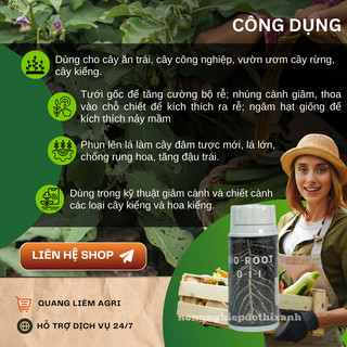 PHÂN BÓN LÁ, THUỐC kích rễ Bio Root 0-1-1 THIÊN DI - nhập khẩu Mỹ (100ML)