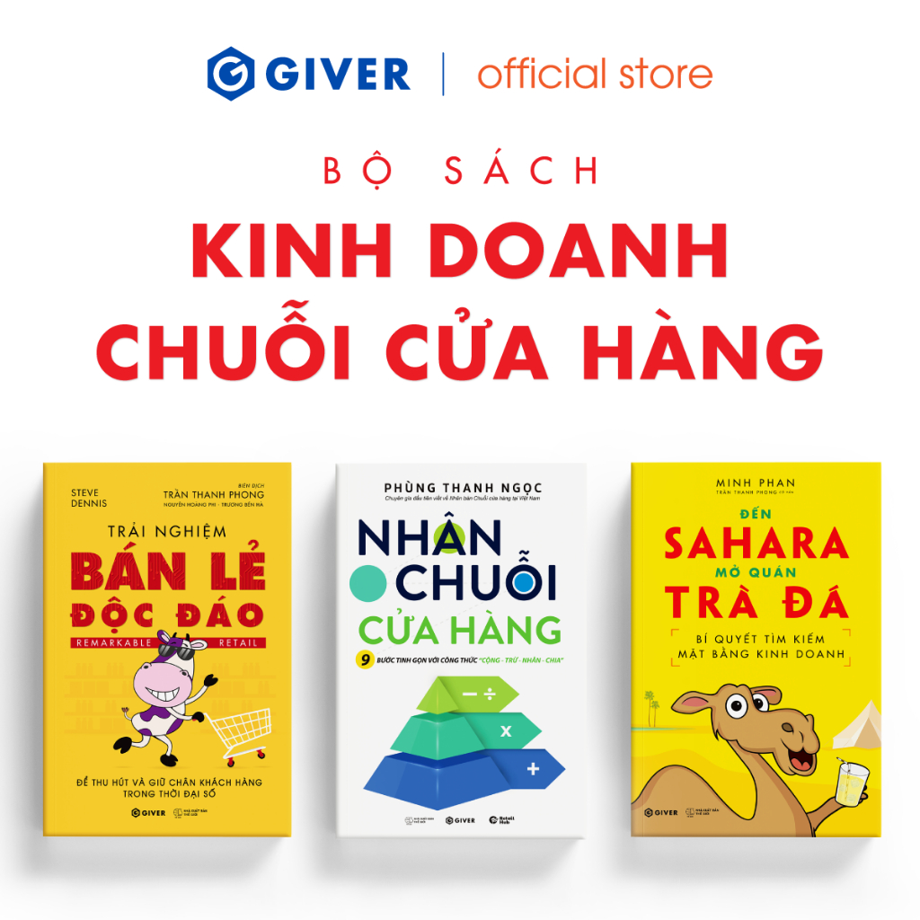 Bộ Sách Kinh Doanh Chuỗi Cửa Hàng - Bí Quyết Xây Dựng Chuỗi Bán Lẻ - Chuỗi Cafe Nhà Hàng Thành Công