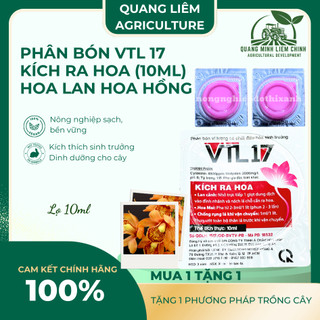 Phân bón lá VTL 17 kích ra hoa dành cho  hoa lan hoa hồng, chống rụng lá cánh hoa (10ml)