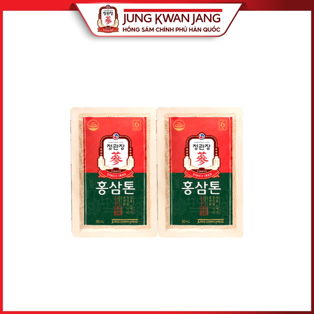 Ảnh Nước Hồng Sâm Pha Sẵn KGC Jung Kwan Jang Tonic ( 1 gói, 2 gói, 3 gói, 4 gói, 5 gói x 50ml ) 1