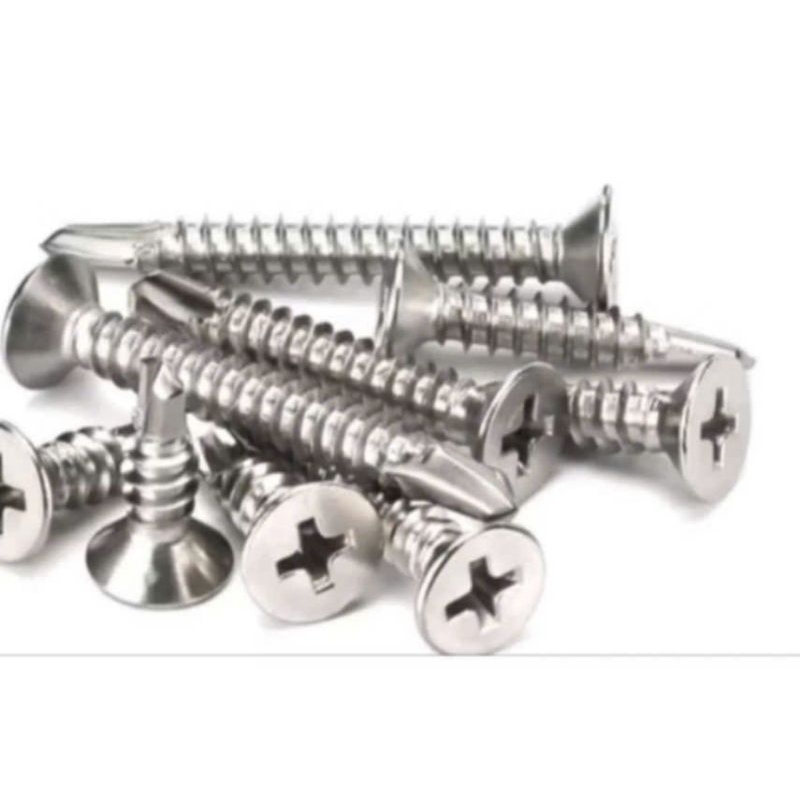 HÀNG CHUẨN INOX .combo set 100 con vít tự khoan INOX đầu Bằng/ đầu tròn ...