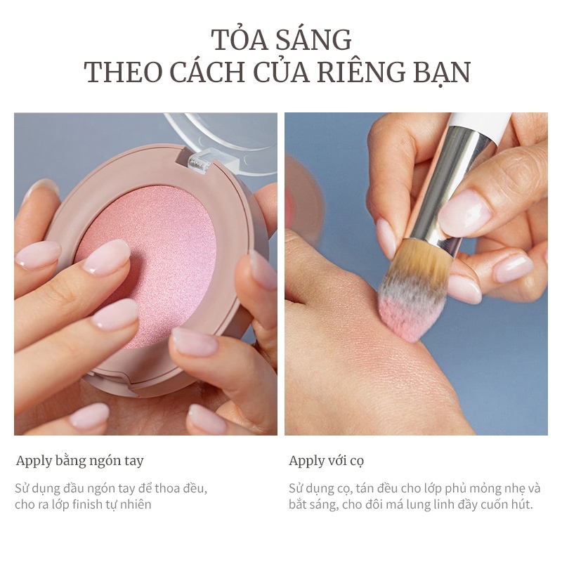 Ảnh Má Hồng Dạng Phấn Dẻo hince True Dimension Glow Cheek 4