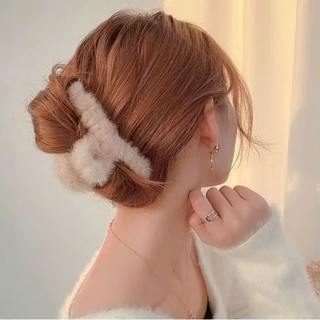 SET KẸP TÓC LÔNG CÀNG CUA 6 MÓN MÀU NÂU NUDE PHONG CÁCH HÀN QUỐC