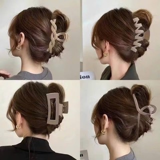 SET KẸP TÓC LÔNG CÀNG CUA 6 MÓN MÀU NÂU NUDE PHONG CÁCH HÀN QUỐC
