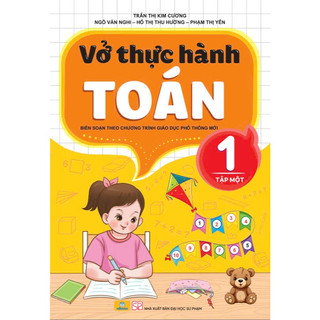 Sách - Combo 2 Cuốn Vở Thực Hành Toán 1 - Biên soạn theo chương trình GDPT mới - ndbooks