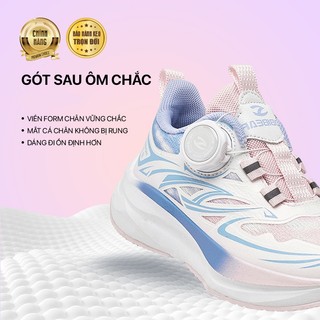 Giày thể thao bé gái Hobibear có khóa xoay 2 chều AS8661, giày đi học đi chơi phong cách dành cho trẻ em