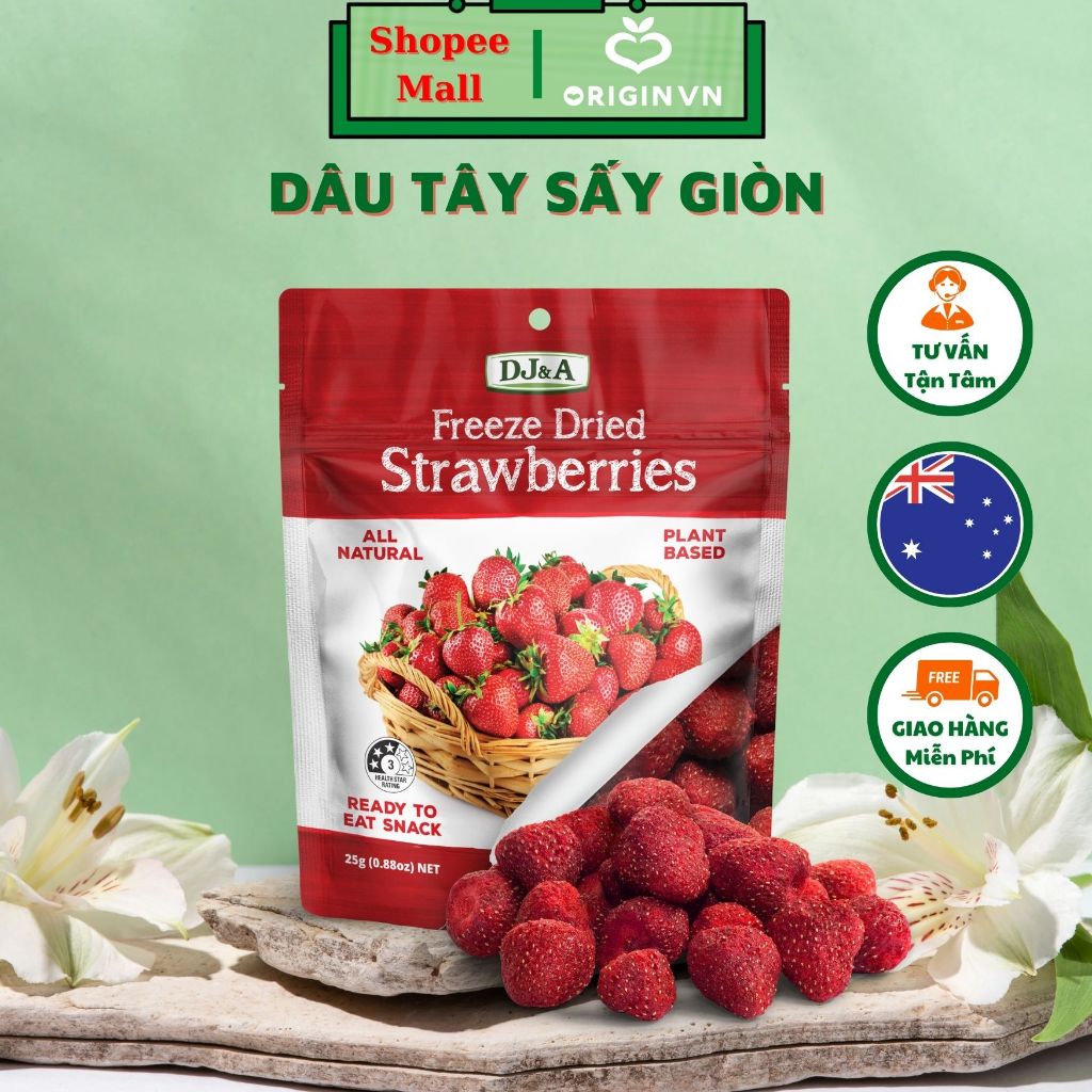 Ảnh Trái Cây Sấy Giòn DJ&A Úc - Tốt cho sức khỏe - Bổ sung dinh dưỡng, đẹp da, ngăn ngừa lão hóa - Thay kẹo cho bé 3