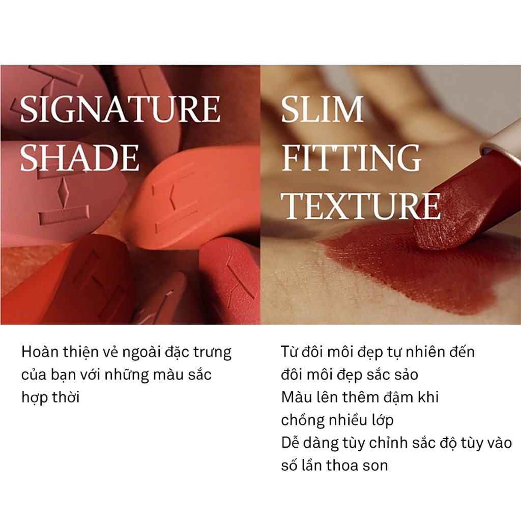 Ảnh Son Thỏi Lì hince Mood Enhancer Matte 3.5G 4