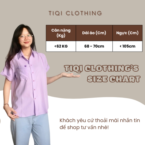 Áo Sơ Mi Tay Ngắn Gập Gấu Cotton Lụa Mềm Mại, Sơ Mi Nữ Kẻ Sọc Form Vừa Nhiều Màu Dễ Phối Đồ