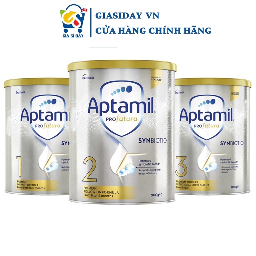 [Date 2028] Sữa Aptamil Úc Profutura Synbyotic Số 1,2,3,4 - Sữa Bột Công Thức 900g