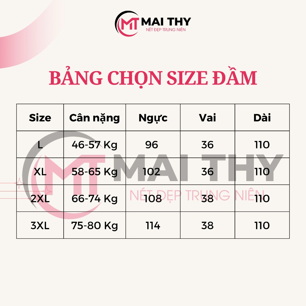 Ảnh Đầm Trung Niên Nữ MAI THY, Váy Thiết Kế Xẻ Tà Voan 3 Lớp Cho Mẹ Trung Tuổi Nữ Tính Lịch Sự | Thời Trang Trung Niên U50 1