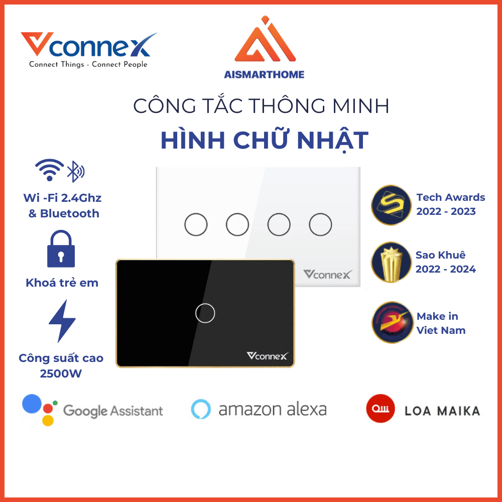 Công tắc điện thông minh Vconnex