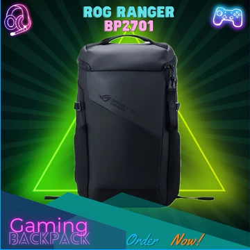 Balo ASUS ROG Ranger BP2701 - Balo Gaming chính hãng Asus - Balo Nam đẹp Túi chống sốc Laptop