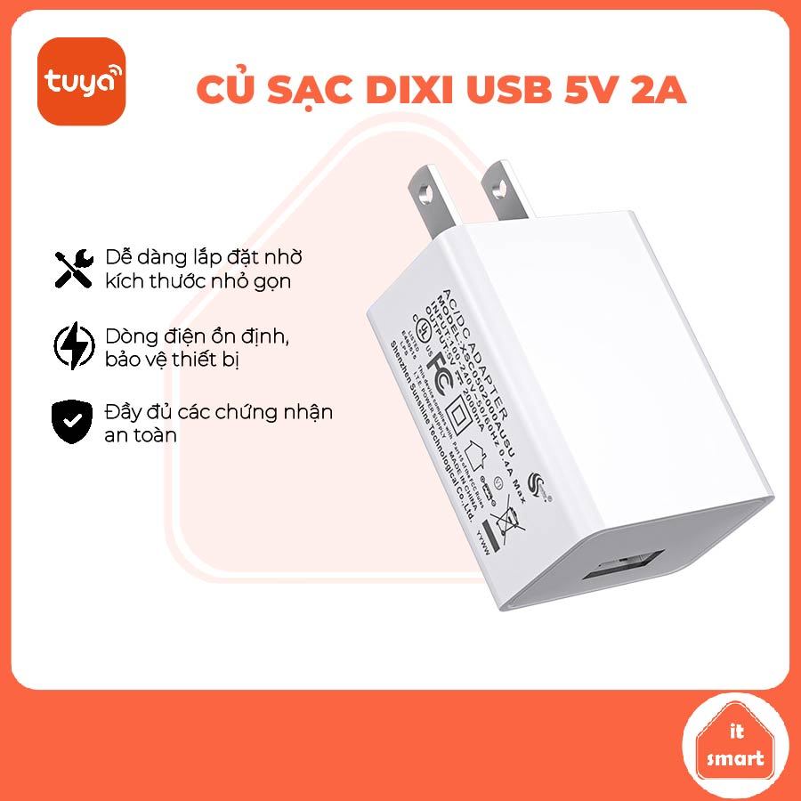 Củ sạc USB Dixi 5V 2A