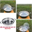 Nồi Lẩu Inox Thiết Kế Đáy Sần SiZe 30cm Nắp Kính Dùng Cho Tất Cả Các Loại bếp