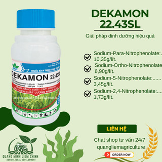 Chất điều hòa sinh trưởng cây trồng Dekamon 22.43SL, nảy mầm ra rễ phát triển chồi lá - chai 100ml
