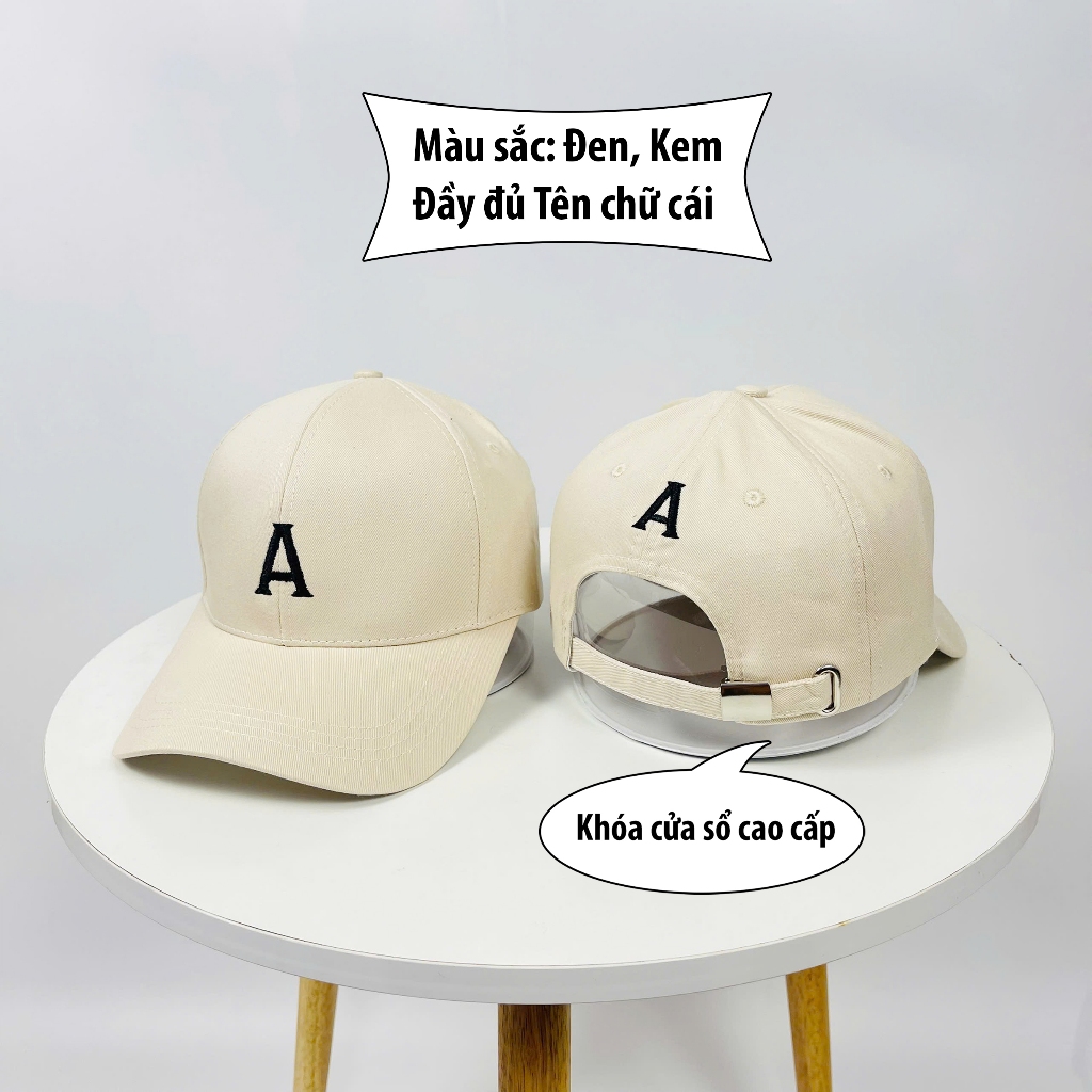 Mũ Lưỡi Trai Chữ A thời trang | Nón kết Cao Cấp Hot Trend